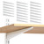 Adjustable Shelf Brackets 24 Pack Heavy Duty 16 Inch Wire Shelf Brackets for Twin Slotted Standard Uprights White Metal Shelf Supports for Adjustable Shelving System Closet Organization