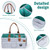 Brabtod Felt Dog Grooming Bag, Pet Portable Tote Bag with Handle, Dogs Storage Organizer, 3 Compartments Caddy with 8 Pockets, Ideal for Dog Cat Grooming Tool Kit/Diaper/Blanket/Pads-Gray