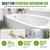 17 oz White Tub and Tile Paint, Semi-Gloss Refinishing Kit