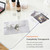 LovePads Makeup Mat for Vanity, 14" x 24" Clear Desk Mat & Dresser Cover