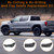 AMSPRAC Mud Flap Delete Compatible with GMC Sierra 1500 2019-2025,Front and Rear Mud Guards Replacement Kit Exterior Accessories,All Weather Mud Flap Protectors,No Cutting,No Drilling,ABS,6PCS