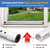 Sliding Door Security Bar, 3 Pack 18"-50" Adjustable Window Security Bars with Rubber Tips, Heavy Duty Door Jammer, Window Bars Security Inside, Window Lock Bar for Home Apartment Travel Patio (White)