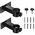 Black Adjustable Metal Deck Railing Patio Umbrella Clamp Mount Bracket