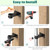 Black Adjustable Metal Deck Railing Patio Umbrella Clamp Mount Bracket