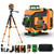 Laser Level with Tripod, 4x360° Self Leveling Green Cross Line Laser Level