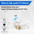 ZOERAX 100-Pack Cat6A RJ45 Pass Through UTP Connectors