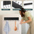 6 Pcs Magnetic Key Holder for Fridge with 10 Hooks, Magnetic Utensil Holder for Wall, Strong Magnet Keys Hanger Hooks Organizer, Magnent Key Rack for Kitchen Metal Door Garage Grill Tools Towel Purse