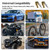 smrtcol Locking Tire Air Chuck Solid Brass Tire Air Chuck Adapter No Leak No Air Leakage Air Compressor Pump Clip On Tire Chucks Tire Inflator Tool for Car, Bike, Motorcycle (4 Pack)