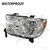 Headlights Assembly With Electronic Level Adjuster For 2007 2008 2009 2010 2011 2012 2013 Toyota Tundra For 08-17 Sequoia Driver and Passenger Side Headlamps Chrome Housing Clear lens(LH&RH)