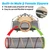 Catio Outdoor Cat Enclosure 44‘’ Cat Tent with 2 Doors, Waterproof & Portable, Mesh Wall, Connectable to Play Tunnels,Indoor/Outdoor Cats Enclosed Playpen for Patio Balcony Courtyard Camping-Tan