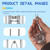 FarShiller G8 Bulb 20W 120V (10 Pack), Bi-Pin Xenon Light Bulbs, Warm White, Dimmable, for Under Cabinet Puck Lights，G8 Light Halogen Bulbs