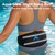 SIXRARI Adult Flotation Swim Belt, Adjustable 3-Section Buoyancy Belt with Reflective Strips for Water Aerobics, Aqua Jogging, Pool Exercise, Swimming Training & Low-Impact Workout (Black, L)