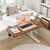 20 x 7.8 Inch Adjustable Ergonomic Clamp-On Desk Extender Tray, Brown