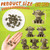 Civaner 24 Pcs Mini Highland Cow Figurines Vintage Brass Highland Cow