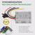 Acridine 30A 360W DC18V 20V 24V 36V 48V to 12V Step Down Converter Voltage Regulator Reducer 24 Volt 36 Volt 48 Volt to 12 Volt 30 amp Golf Cart Converter Transformer