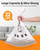 180 Pack Cat Litter Box Robot 4/5/3 Waste Bags, Transparent, Pre-Separated