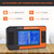 CHINS Monitor with Shunt for Golf Cart, RV, Solar Panel Battery, Widely Applied to 12V/24V/36V/48V Battery, LCD Display Digital Current Voltage Solar Power Meter Multimeter Ammeter Voltmeter