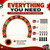 Foilswirl 8ft Inflatable Casino Theme Party Decoration Arch with LED Lights