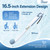 JFNoraiva Toilet Aids for Wiping Bottom – Ideal for People Overweight,Elderly, Disabled and Post Surgery,Innovative Replaceable Clamp Head and 16.5" Handle