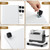 Beeveer 1 Pcs White Under Desk Printer Stand 13.8 x 11.8 x 2.4 Inches