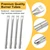 Hipoilk Stainless Steel Heat Plates & Grill Burners for Kenmore 4 Burner