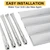 Hipoilk Stainless Steel Heat Plates & Grill Burners for Kenmore 4 Burner