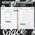 Student Planner 2026-2027 Monthly & Weekly School Planner 2026-2027 Student Planners Academic Year for Middle and High School, Aug 2026 - Jun 2027, 8.2" x 10.7", Academic Planners with Stickers & 3-Hole Punched - Black