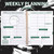 Student Planner 2026-2027 Monthly & Weekly School Planner 2026-2027 Student Planners Academic Year for Middle and High School, Aug 2026 - Jun 2027, 8.2" x 10.7", Academic Planners with Stickers & 3-Hole Punched - Black