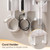 HAVICATO Hair Tool Organizer Wall Mount, Hair Dryer & Curling Iron Storage
