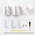 HAVICATO Hair Tool Organizer Wall Mount, Hair Dryer & Curling Iron Storage