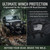 Winch Cover for 8000-13500 lb Electric Winches, Reflective US Flag Design