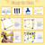 Bhyhok Puppy Play Gym with 8 Hanging Toys, Indoor Activity Gym for Small Dog with Enrichment Interactive Toy Adjustable PVC Frame Training Activity Center Puppies Entertainment, Teething (Yellow)