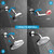 SparkPod Rain Shower Head, 6 Inch Round, Luxury Polished Chrome Finish
