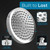 SparkPod Rain Shower Head, 6 Inch Round, Luxury Polished Chrome Finish