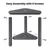 Leafory Shower Foot Rest 14in, HDPE Waterproof Corner Shower Stool for Shaving Legs with Storage Shelf for Inside Small Shower Spaces, Bathroom Step Stool, Easy Assembly