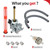 JAVIK Fuel Valve Switch Petcock With Lines And Fuel Filter For Honda VTX 1300 VTX1300 C/R/S/T 2004-2009 O.E.M# 16950-MEM-674