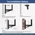 Eastrexon 4+4 Trailer Ladder Rack, Heavy Duty Steel Ladder Rack with 8 Elastic Ropes for Truck, Open and Enclosed Trailer Side Wall Mount, Indoor/Outdoor Storage Rack for Ladders 350 LBS Capacity