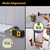 PREXISO 2-in-1 Stud Finder with Laser Level, Rechargeable Cross Line Laser