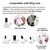 LONNKY Power Adapter Compatible with Ring Stick Up Cam Battery/Plug-in 3rd Gen/2nd Gen & Ring Pan Tilt Stick Up Camera, Indoor/Outdoor Weatherproof Power Cord (5m/16.5ft)