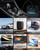 ENVYCLOUD Portable Car CD Player with USB/AUX Port,External CD Player Compatible with Car Radio Stereo, Laptop, TV, Computer,Universal for Vehicle with Adapter (Black)