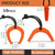 YANMAKE 10 Pack First Responder Door Stops, Orange Door Stopper Wedges