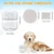 22 Sets Pet Water Fountain Filter Replacement Compatible with Oneisall PWF-002 7L/230oz Dog Water Fountain, Dog Water Bowl Filters with Pre-Filters and Pump Sponges