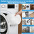 Eiito Hat Washer Cage Hats Cleaner, 4 Pcs (2 Cages + 2 Mesh Bags)