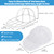 Eiito Hat Washer Cage Hats Cleaner, 4 Pcs (2 Cages + 2 Mesh Bags)