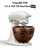 Premium Solid Walnut Wood Mixing Bowl, Compatible with KitchenAid 4.5 & 5 QT Tilt-Head Stand Mixer, Wooden Mixing Bowls for Mixer with Stainless Steel Locking Base, A Thoughtful Gift for Mixer Owners