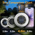 INCX Solar Lights Outdoor Waterproof, Cold White, 12 Pack Ground Lights