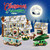 Christmas Holiday House Building Set, 5 in 1 Model Buildings Blocks Kits