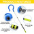 MFBJXC Volleyball Spike Trainer with Adjustable Height & Real Ball Feel