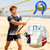 MFBJXC Volleyball Spike Trainer with Adjustable Height & Real Ball Feel