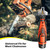 WIOR Cordless Chainsaw Sharpener Kit with Titanium-Coated Diamond Bits - 12V Electric Chain Saw Sharpener Tool, 2 Batteries, 6 High Hardness Sharpening Wheels, Angle Attachment for All Chainsaw Chains